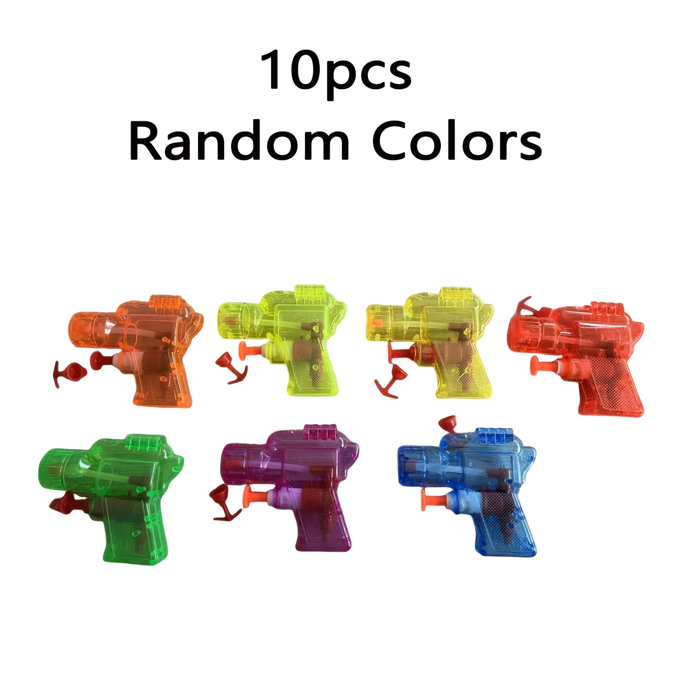 Party Games Kids Outdoor - 10 Adet Mini Şeffaf Cep Su