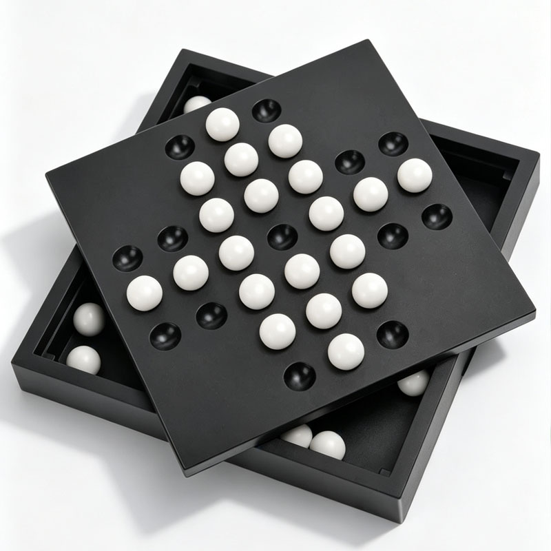Party Games Kids Indoor - Avrupa Klasik Tekli Satranç Peg Solitaire
