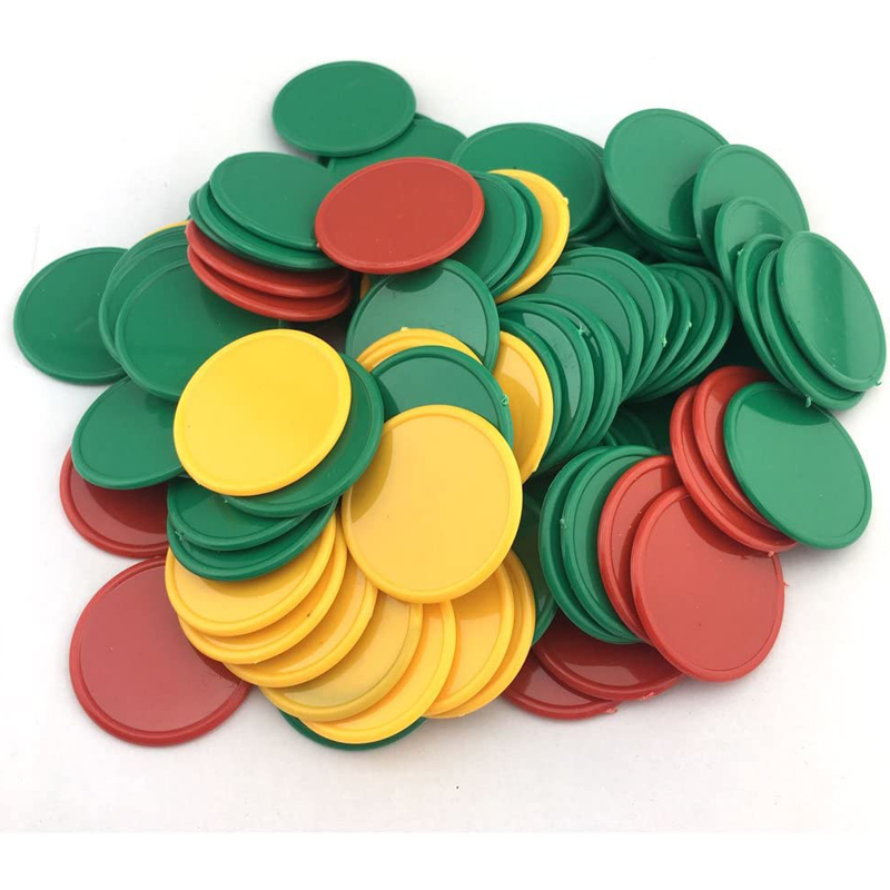 Party Games Juegos De Mesa - 40 ADET 37 MM Plastik Poker