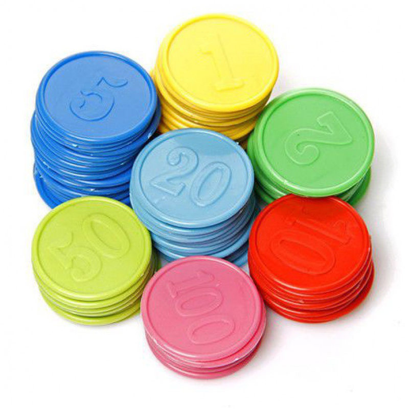 Party Games Juegos De Mesa - Sayılarla Poker Cipsleri İşaretleyicileri Sayma Masa