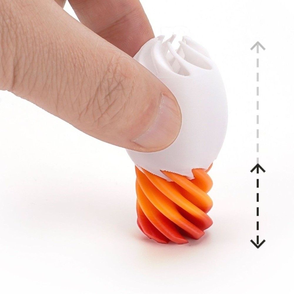 Party Games Game Pass - 3D Baskı Döner Yumurta Anti-Anksiyete Renkli