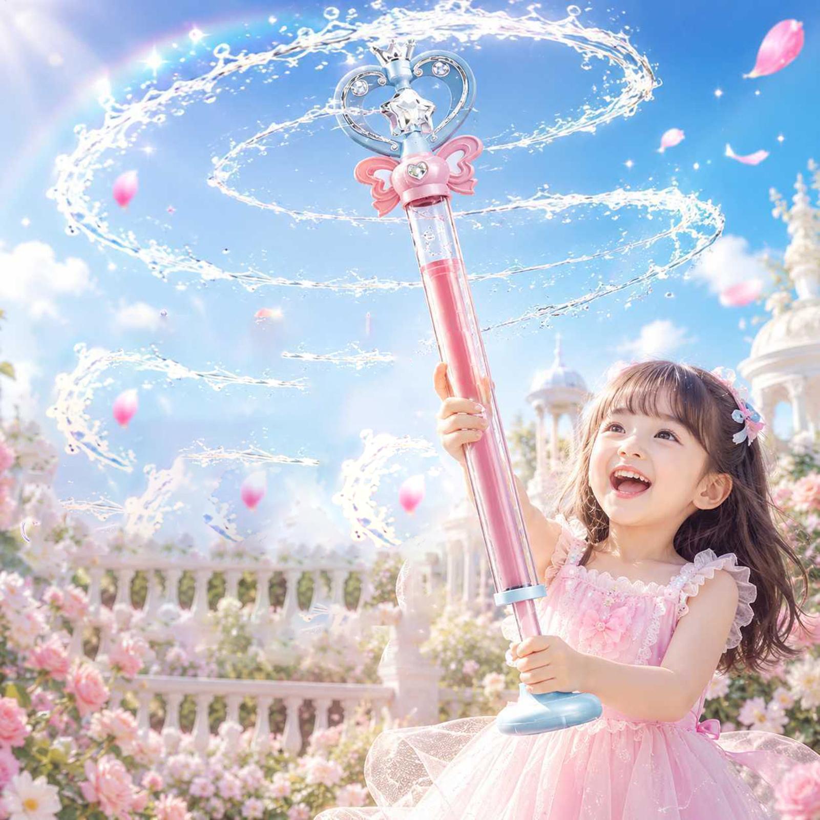 Party Games Kids Outdoor - Su Püskürtücü Peri Çubuğu Tasarımlı Çekmeli