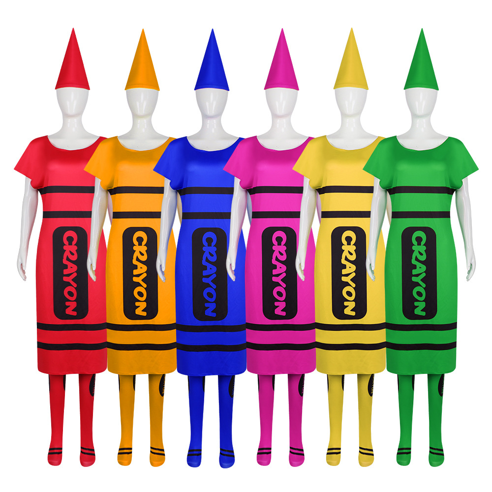 Party Games Group - Cadılar bayramı Kadın Mum Boya Cosplay