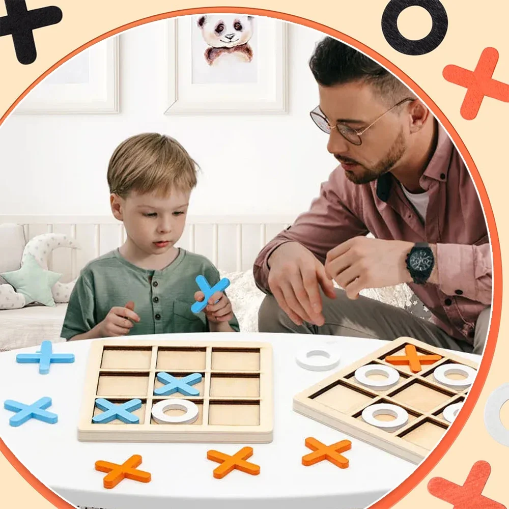 Ahşap XO Tic Tac Toe Oyunu Min - Party Games Kids Indoor incelemesi ve fiyatı