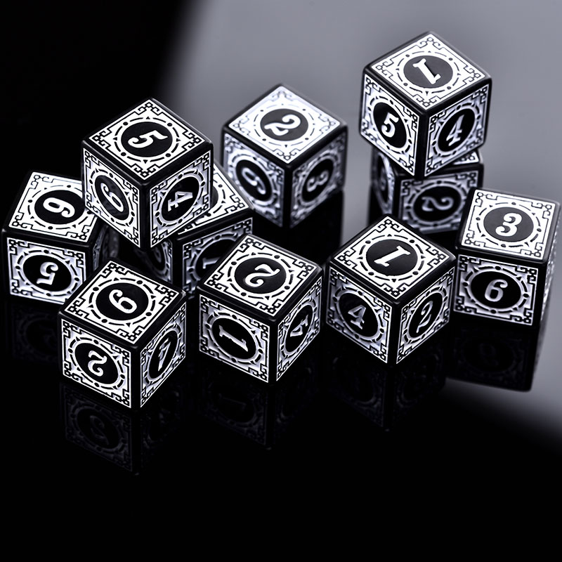 10 adet/takım akrilik zar seti - Party Games Group incelemesi ve fiyatı