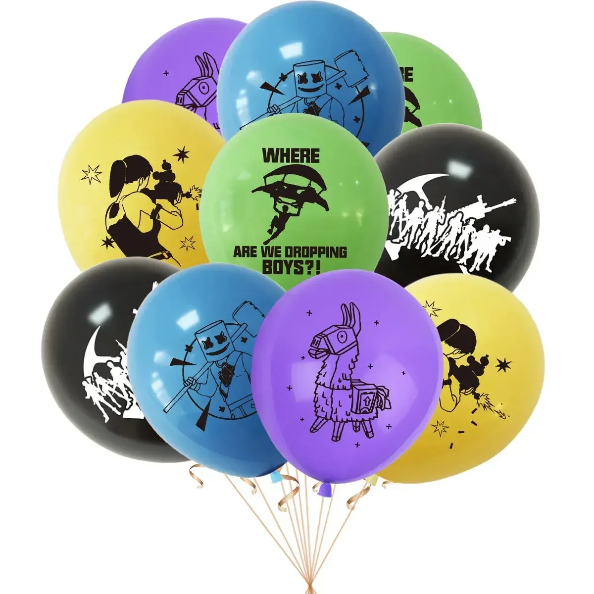 Sıcak Oyun Fortnite Tema DIY B - Party Games Kids Birthday incelemesi ve fiyatı