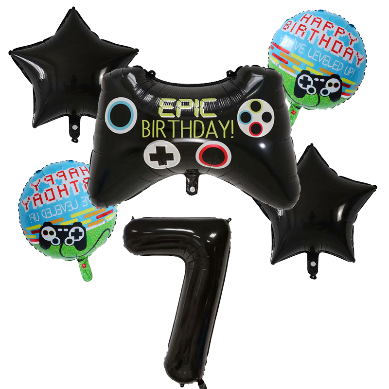 6 adet Gamepad Boy Oyun Folyo  - Party Games Kids Birthday incelemesi ve fiyatı