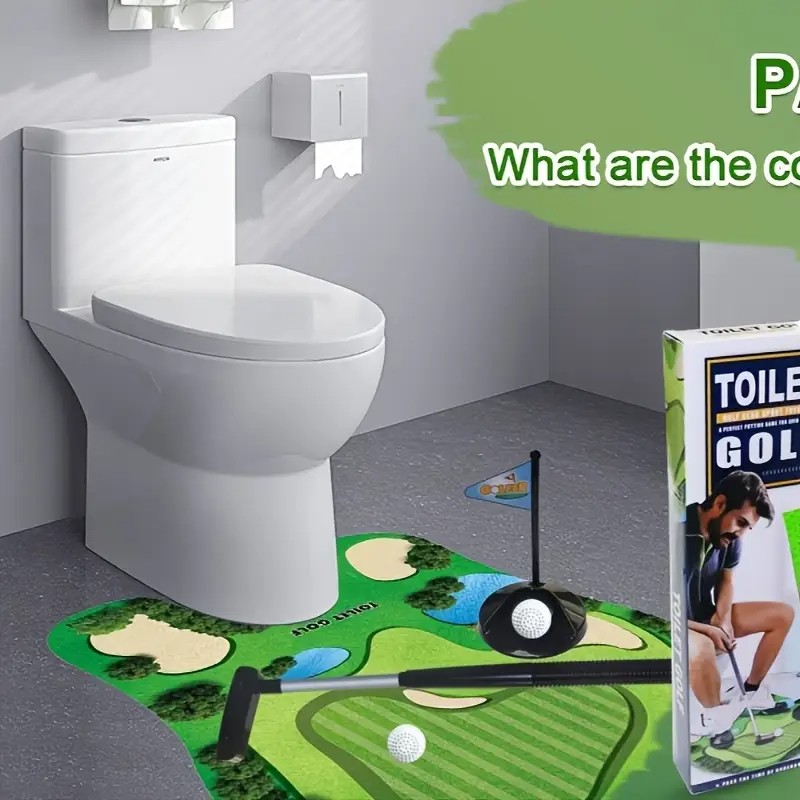 mini tuvalet golf oyuncak seti - Party Games Golf incelemesi ve fiyatı