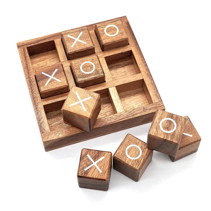 Ahşap Tic Tac Toe Tahta Oyunu  - Party Games Juegos De Mesa incelemesi ve fiyatı