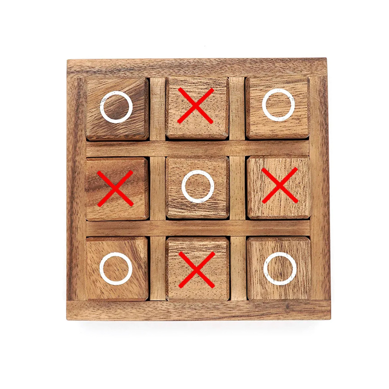 Ahşap Tic Tac Toe Tahta Oyunu  - Party Games Juegos De Mesa incelemesi ve fiyatı