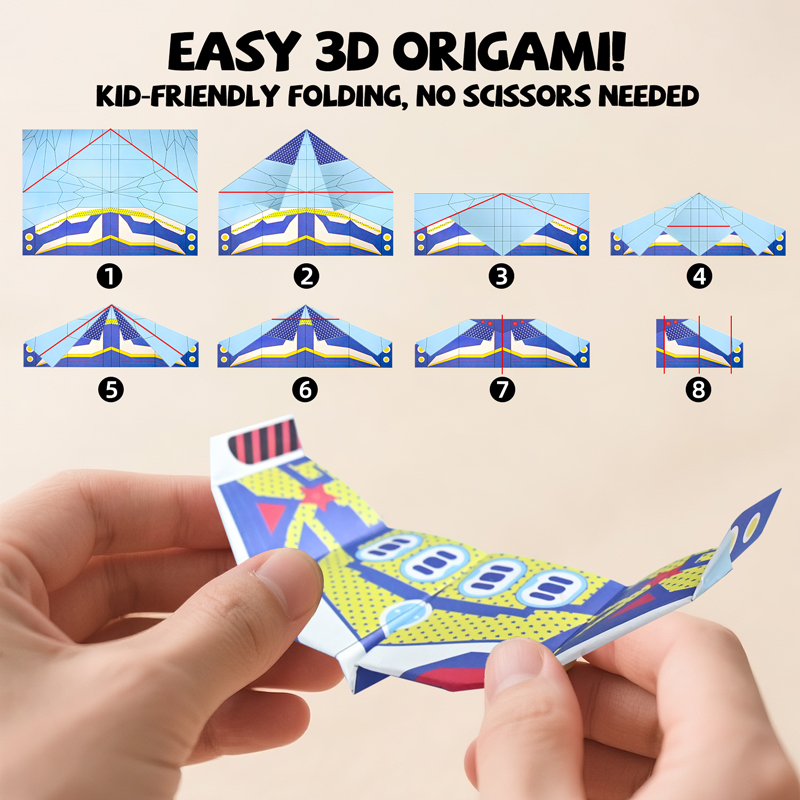 36 yaprak çocuk kağıt uçak ori - Party Games Kids Birthday incelemesi ve fiyatı