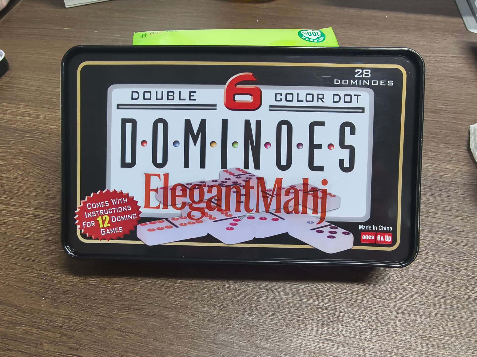 ElegantMahj Çift Altılı Domino - Party Games Box incelemesi ve fiyatı