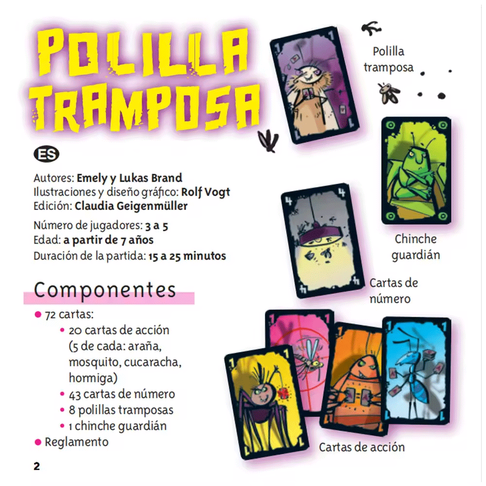 Polilla Tramposa Masa Oyunları - Party Games Juegos De Mesa incelemesi ve fiyatı
