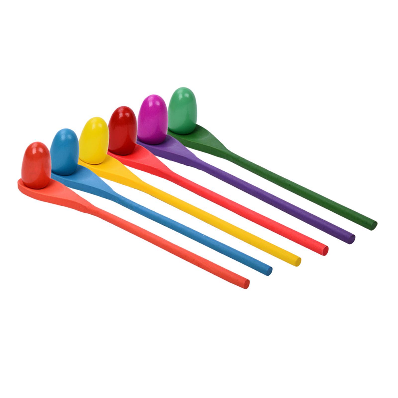 6 adet yumurta kaşığı yarış oy - Party Games Kids Outdoor incelemesi ve fiyatı